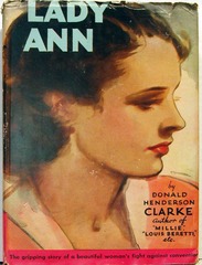 Lady Ann by Donald Henderson Clarke, Tower Books T-221 © 1946 w/ Dust Jacket